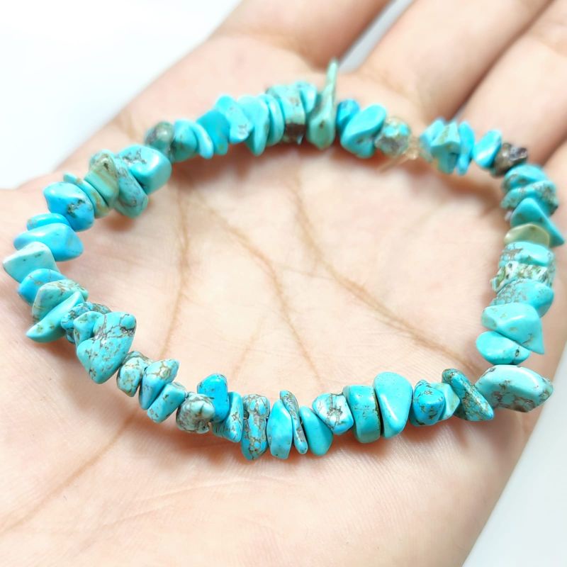 Terbaru Gelang Bahan Batu Pirus Asli Top Quality Siap Pakai