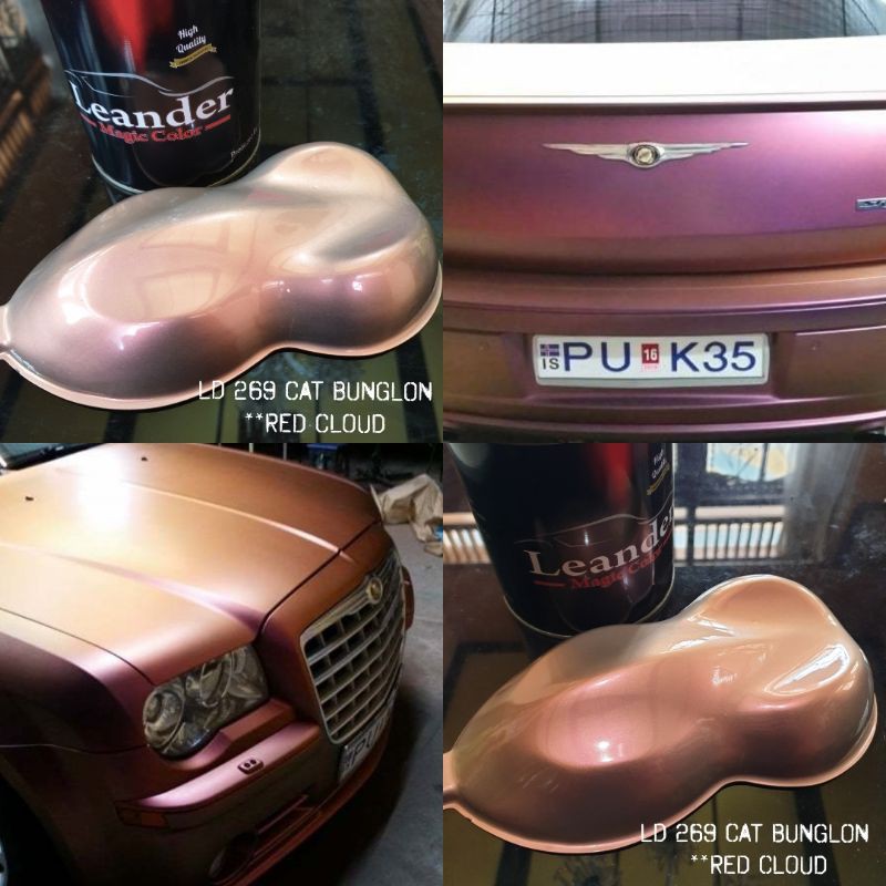 cat bunglon Chameleon 1liter Red cloud Leander