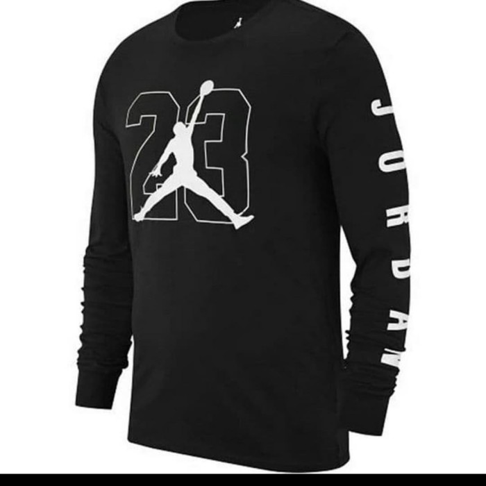 Tshirt Baju Kaos Lengan panjang Air Jordan - High Quality