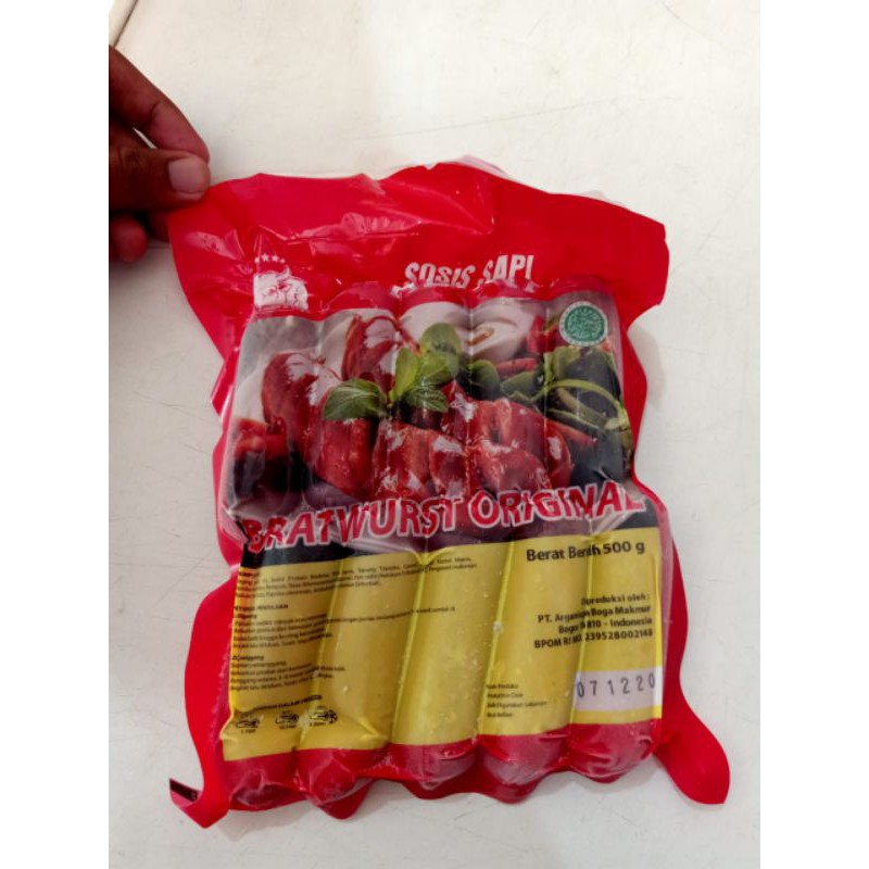 

Sosis sapi bakar mini original 500gr