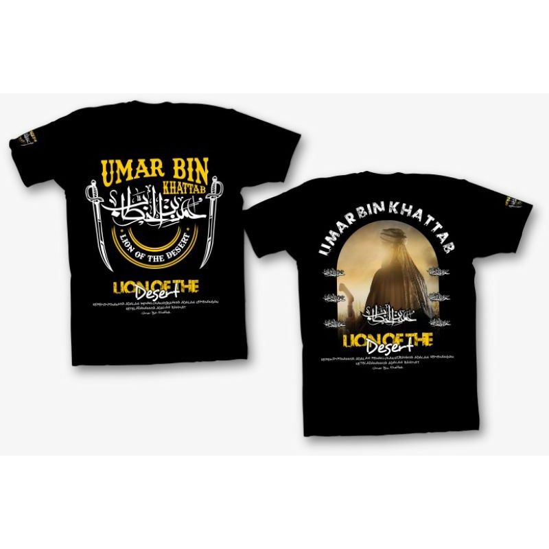 KAOS DAKWAH SAHABAT NABI UMAR BIN KHATTAB ORIGINAL DISTRO
