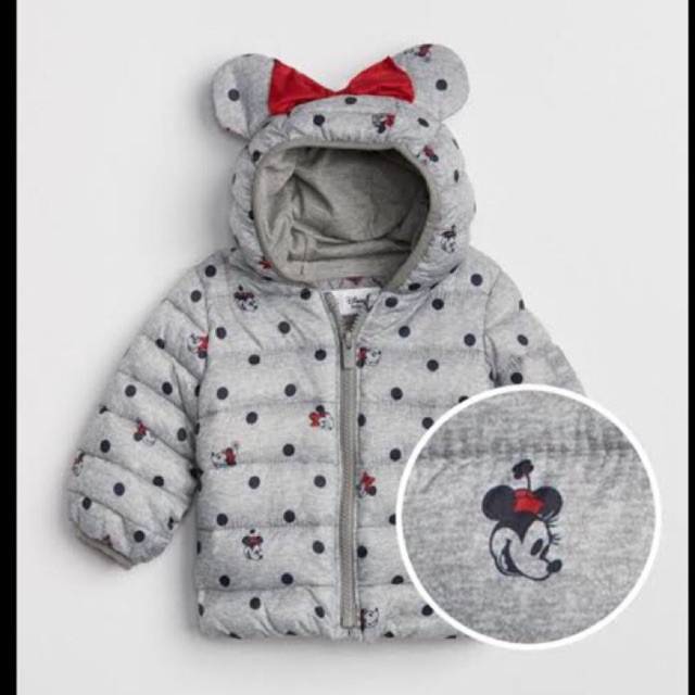 jaket anak perempuan baby gap original motip disney micky