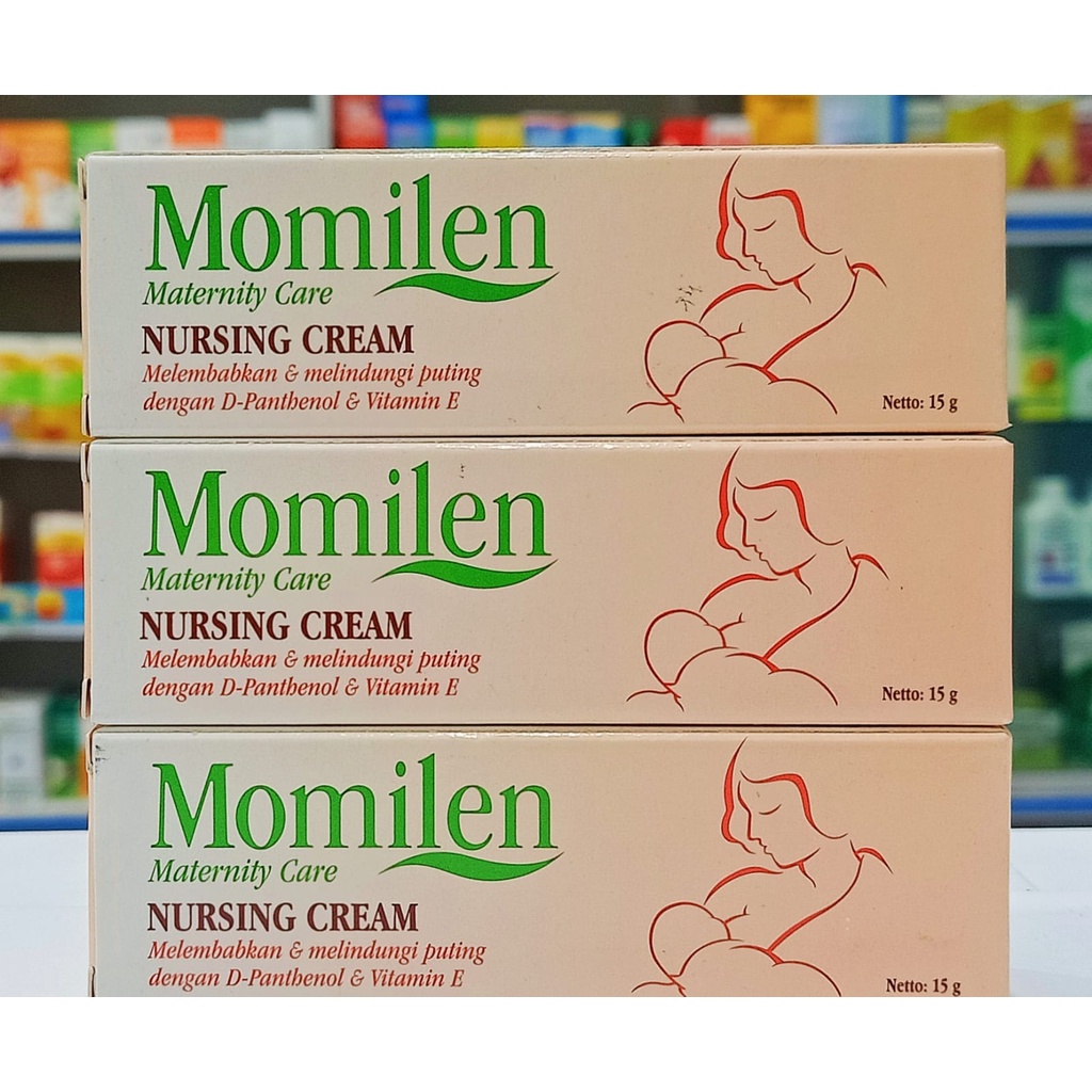 Momilen Nursing Cream Krim 15 gr Merawat dan Melindungi Masa Menyusui Ibu