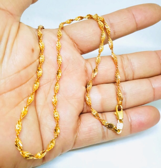 Kalung wanita kalung plintir lapis emas yasiya xuping