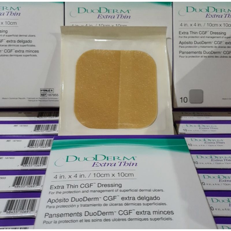 DuoDerm Extra Thin 10x10 ConvaTec ExtraThin