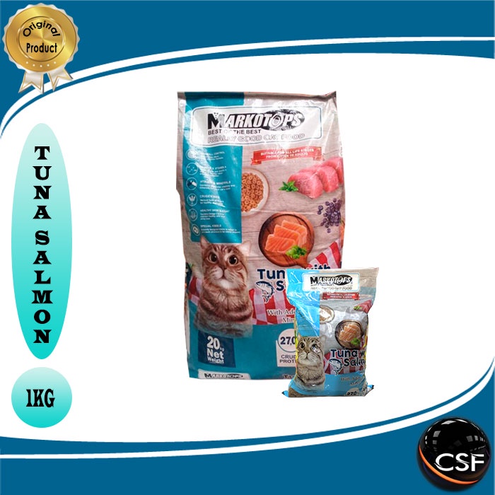 Makanan kucing Markotops 1kg adult Dry food