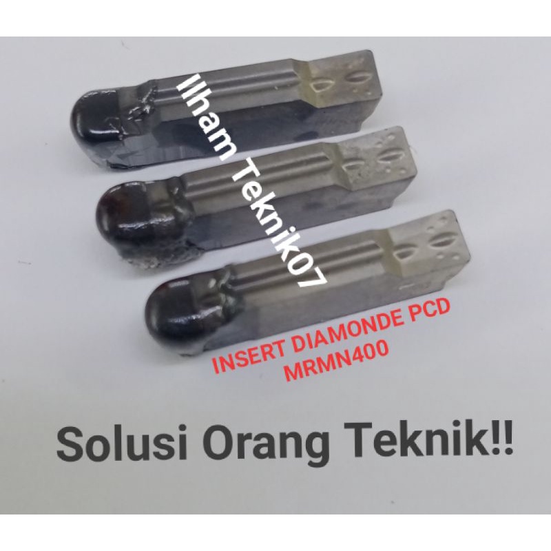 INSERT DIAMONDE PCD MRMN400 PISAU BUBUT DIAMONDE MRMN 400 MATA HOLDER MGEHR 4mm INSERT KINCLONG PISA