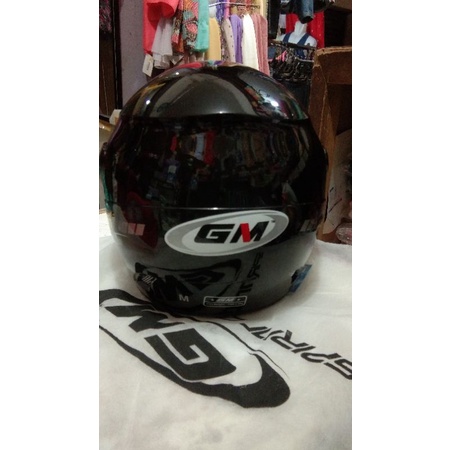 Helm GM polos ori ukuran xl  hitam FREE - gratiss...bubble wrap 1 lapis ya  utk warna yg