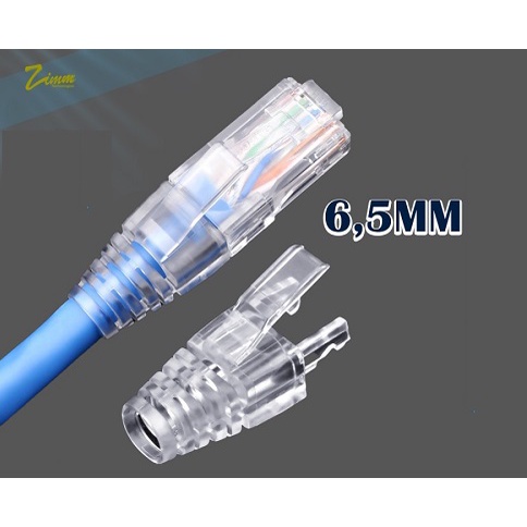 Zimmlink Plugboot RJ45 UTP FTP Cat 6 6,5mm Connector Zimm link cat.6