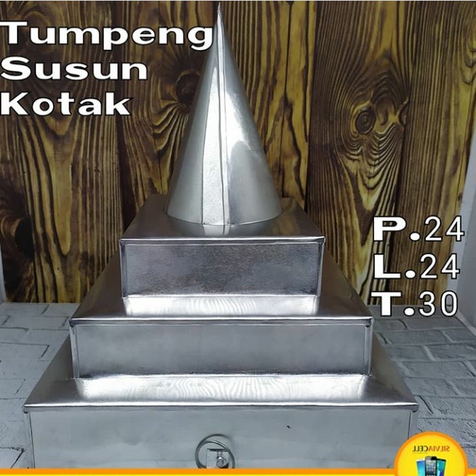 Cetakan Tumpeng Susun Kotak Besar