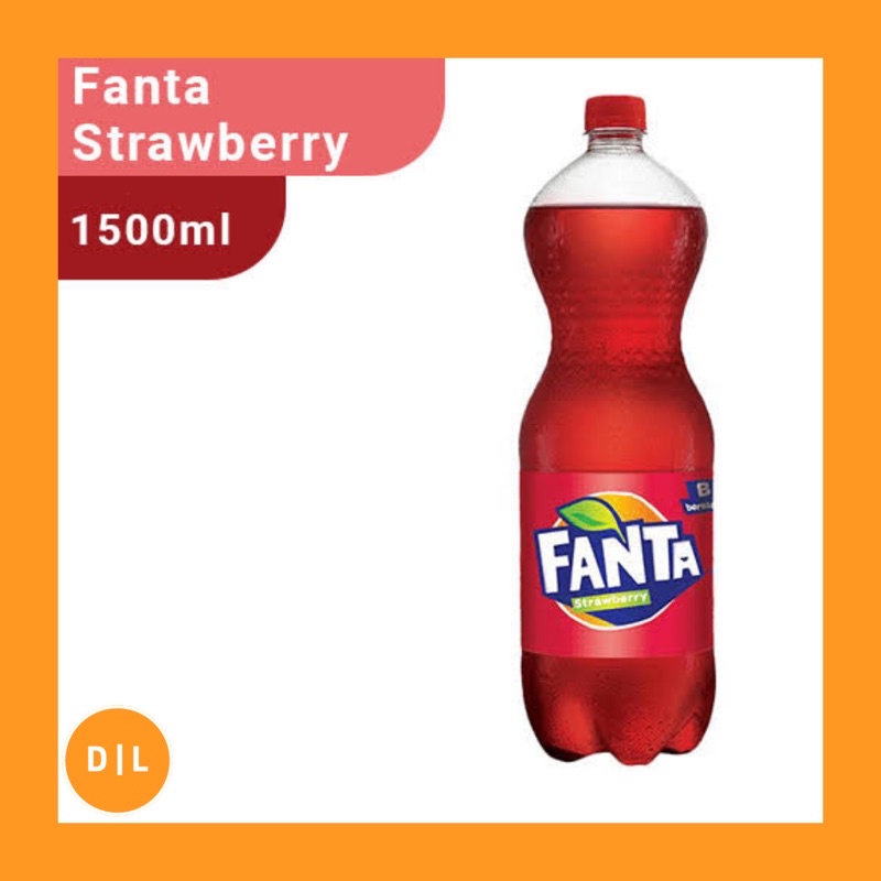 Fanta Strawberry 1500ml / 1,5Liter minuman bersoda