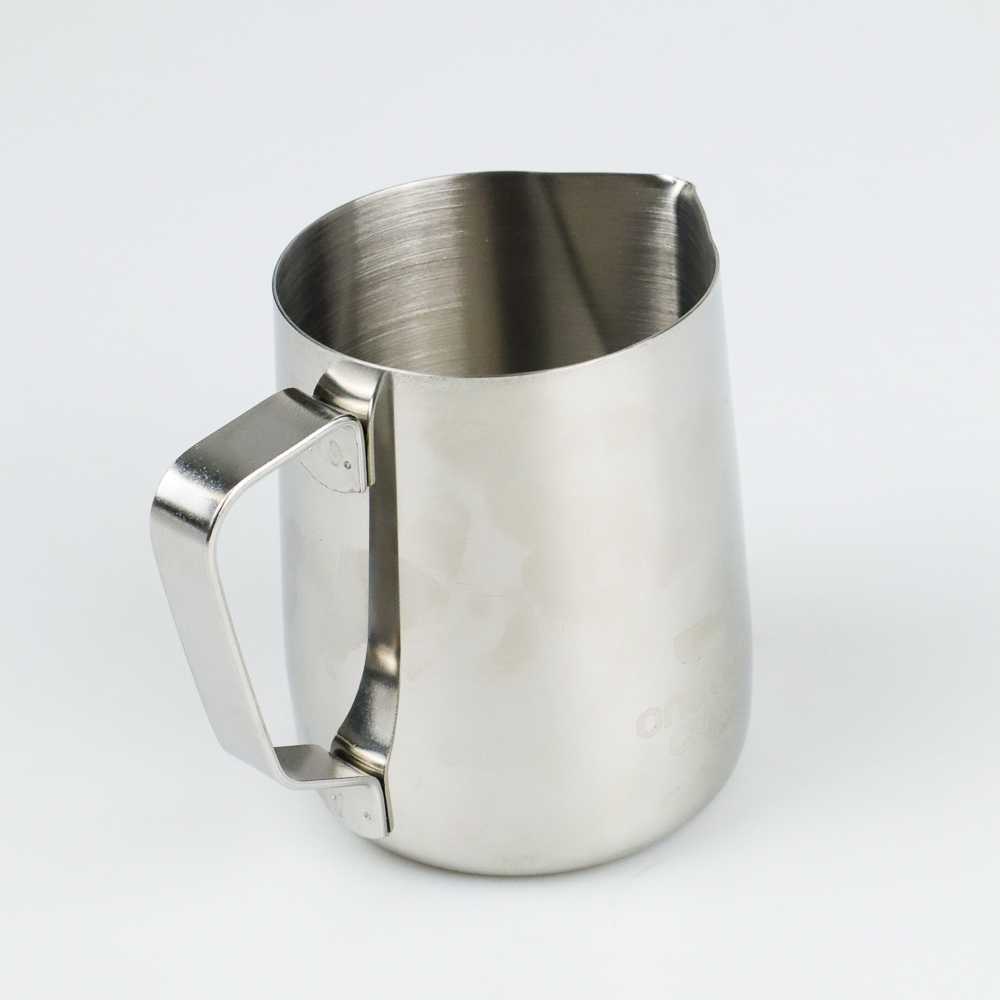 Pitcher Stainless Steel Gelas Barista akurasi tinggi Gear Latte Art kopi Susu Buih Kopi Stainless Steel Milk Frothing Pitcher Espresso Steam Coffee Barista Craft Latte Cappuccino Milk Cream Cup Frothing Jug Pitcher Stainless Steel Milk Frothing Pitcher
