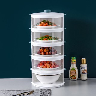 DAPUR PENYIMPANAN MAKANAN PENUTUP MAKANAN TRANSPARAN 5 SUSUN/RAK MAKANAN 5 SUSUN