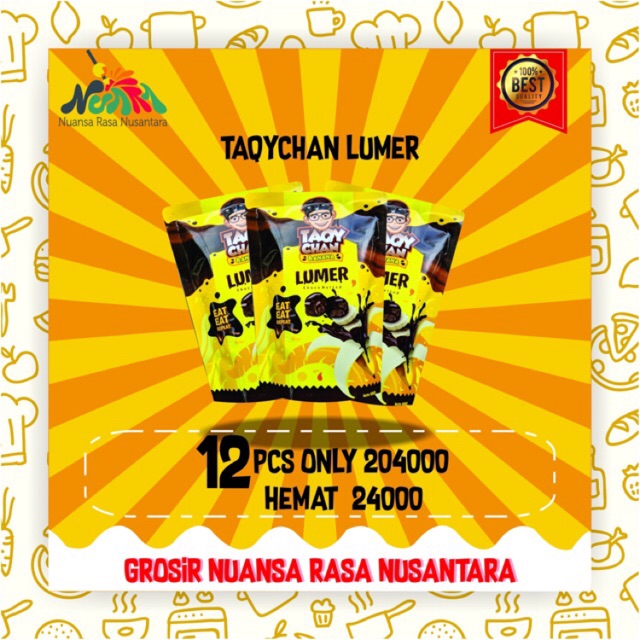 

[ PAKET GROSIR 12 PCS TERMURAH ] TAQYCHAN LUMER Choco Melted by Taqy Malik - Bandung Cimahi TCB