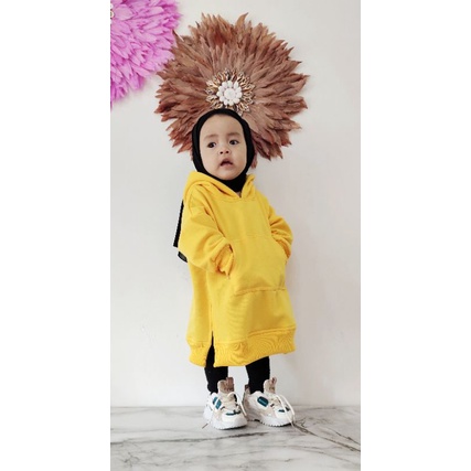 long Hoodie anak perempuan 1 -6 tahun / sweater anak perempuan 1 -6 tahun/jaket anak perempuan Korea style/jaket anak murah