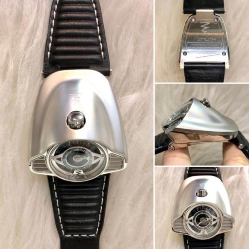 Jam Tangan Pria Wanita Azimuth GT Gran Turismo Swiss Kulit Leather Strap Limited