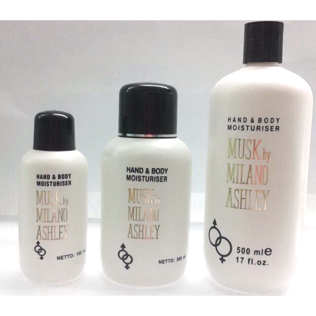 HANDBODY LOTION MUSK by MILANO ASHLEY / MUSK MILANO / LOTION MUSK