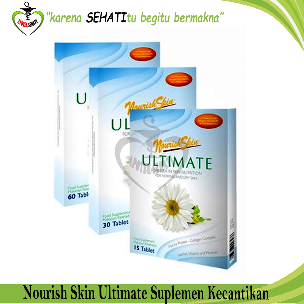Nourish Skin Ultimate New Formula Suplemen Kulit Cantik Putih Antiaging Nouriskin