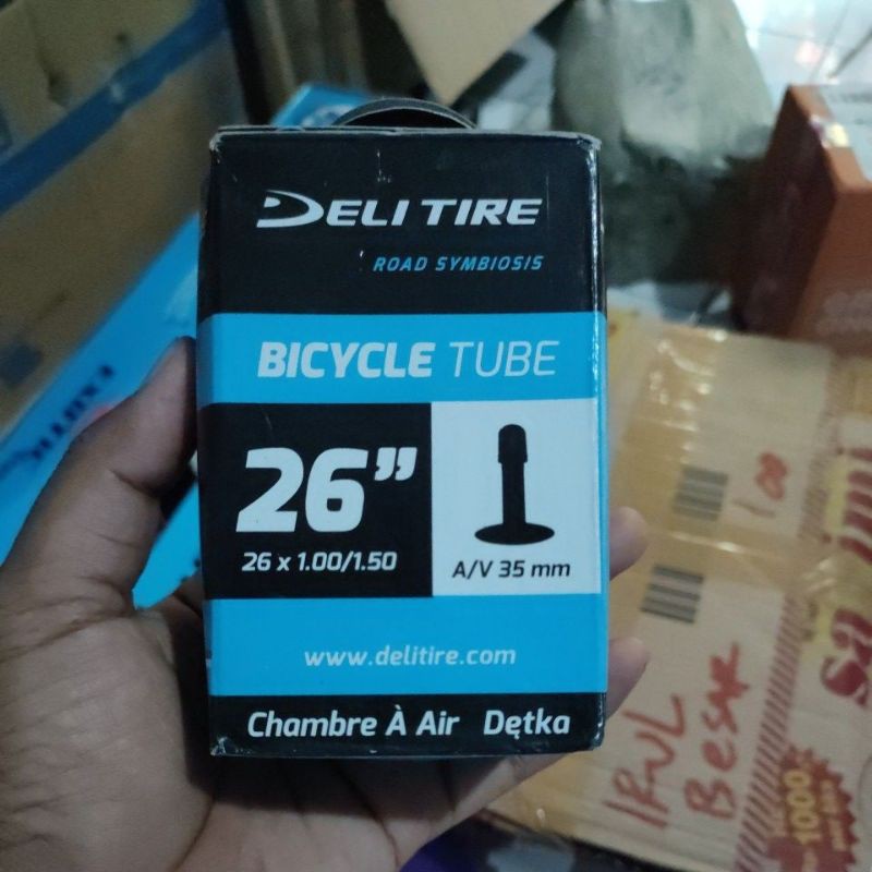 Ban Dalam 26 x 1.00 / 1.50 , 26 x 1.15, 26 x 1.25, 26 x 1.50 Sepeda MTB . AV PENTIL MOTOR