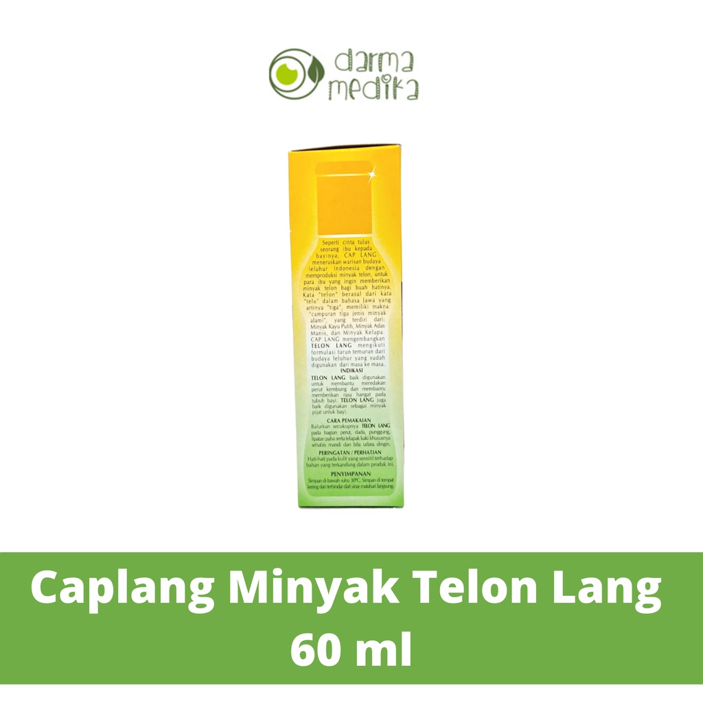 Minyak Telon Lang Cap Lang 60ml 60 ml