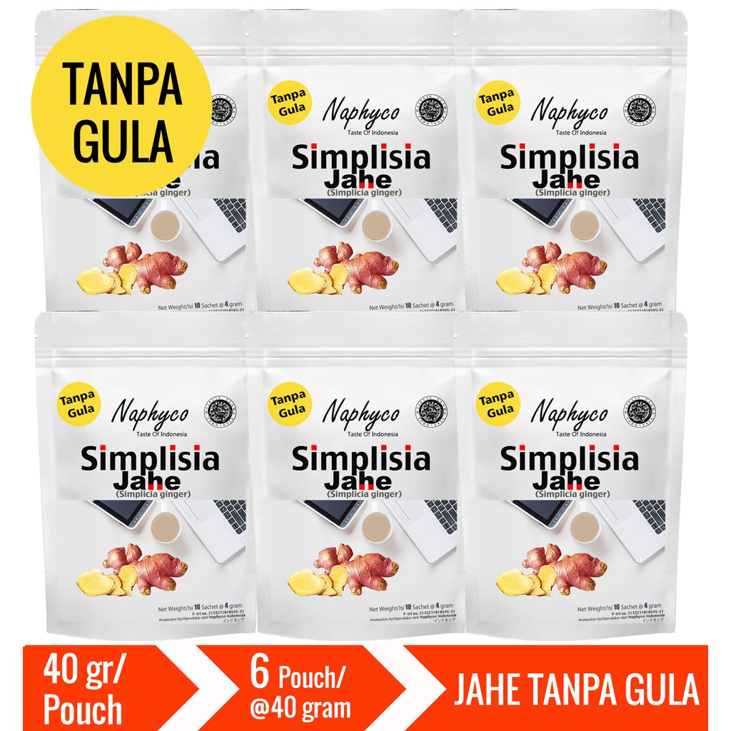 

Naphyco Simplisia Jahe 40 gr x 6 Pouch
