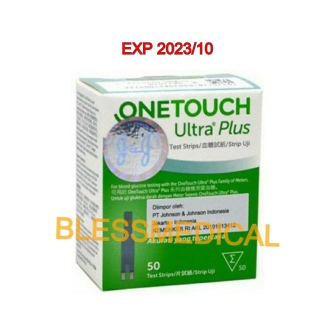Strip Onetouch Ultra Plus 50 Test / Strip One Touch Ultra Plus Isi 50 Promo