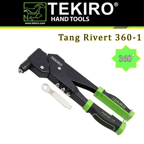 TEKIRO Tang Rivet SWIVEL 360 degree 2,4-4,8mm (Black Edition)