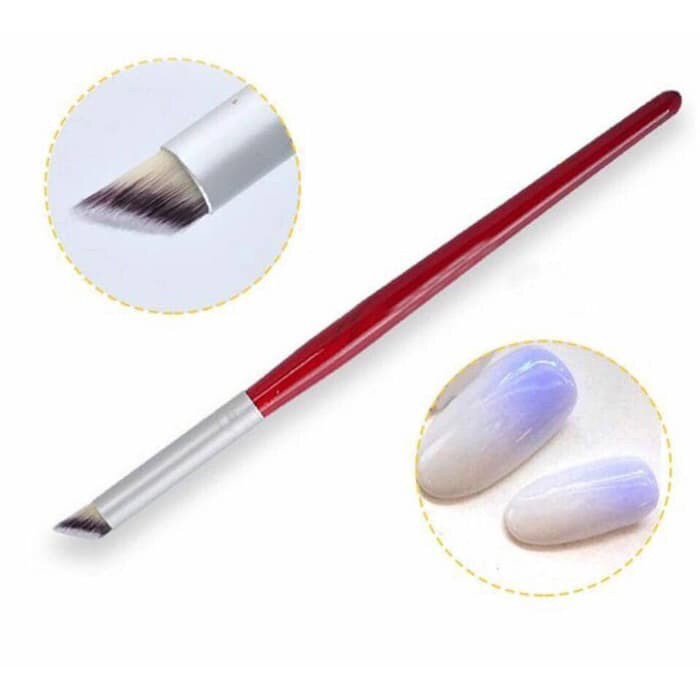 Ombre gradation brush nailart KUAS OMBRE NAILART BULAT gel polish kuas ombre gradasi Produk Good Quality