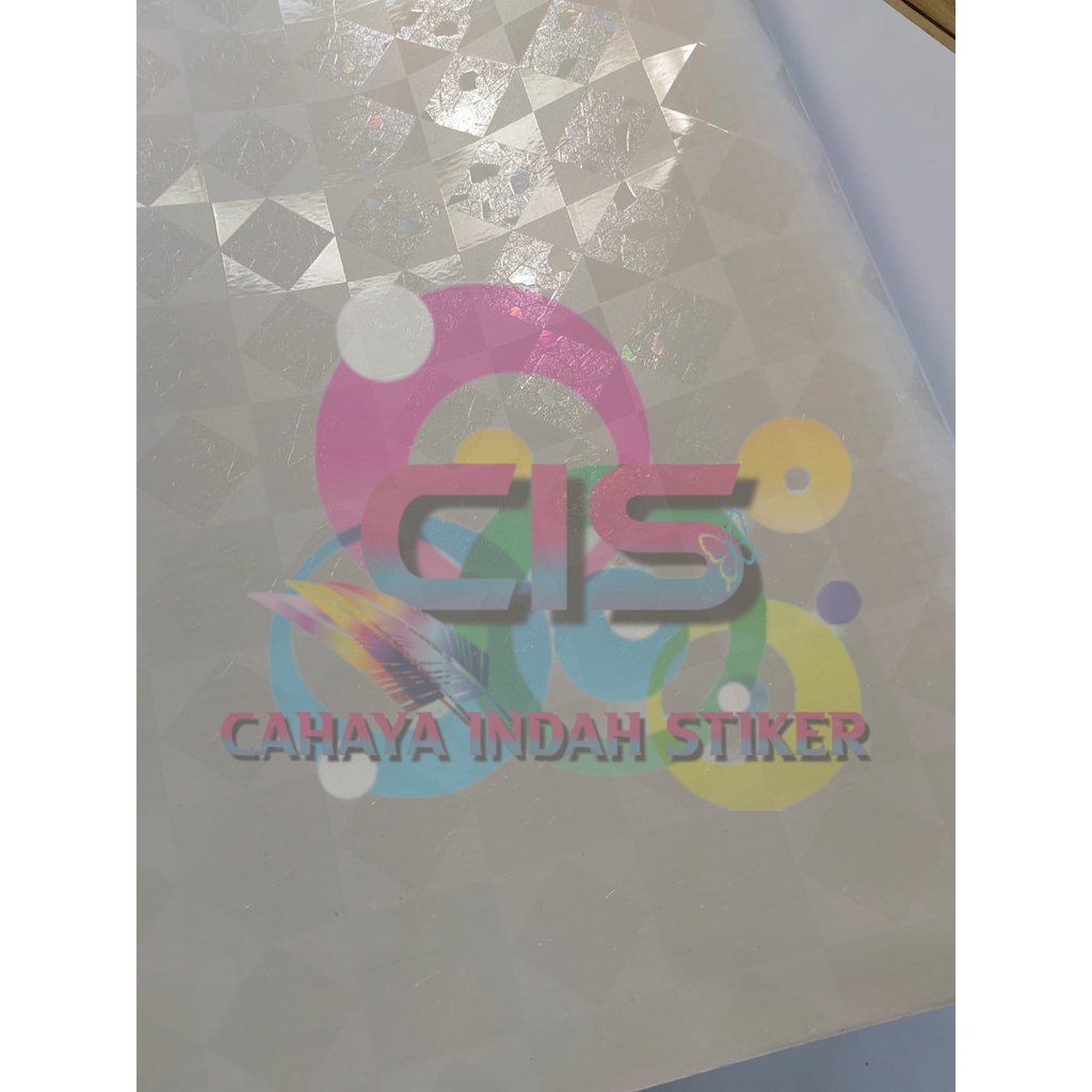 Stiker Kaca /Sticker Kaca/ Sanblast/Sunblast Motif Gliter 3D 1019