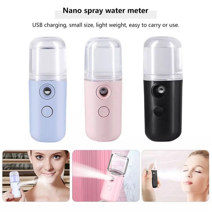 ONLYONE12 Nano Spray Karakter / Mini Nano Spray Face Mist USB / Botol Portable Sprayer / Semprotan Pelembab Perawatan Wajah / Nano Spray Karakter Terbaru !!!