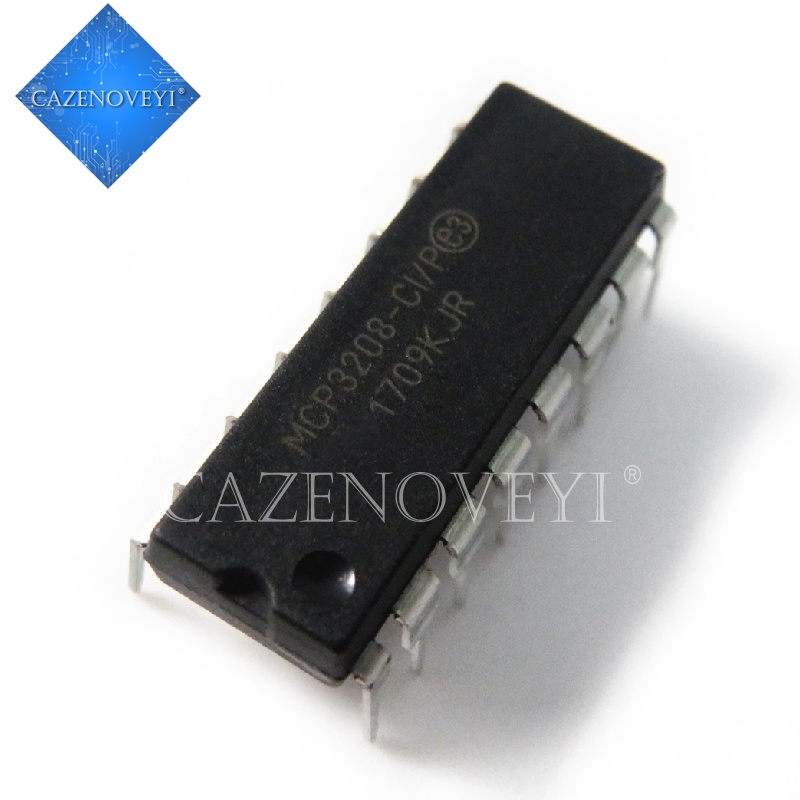 1pc Ic Mcp3208-Ci / P Mcp3208 Dip-16