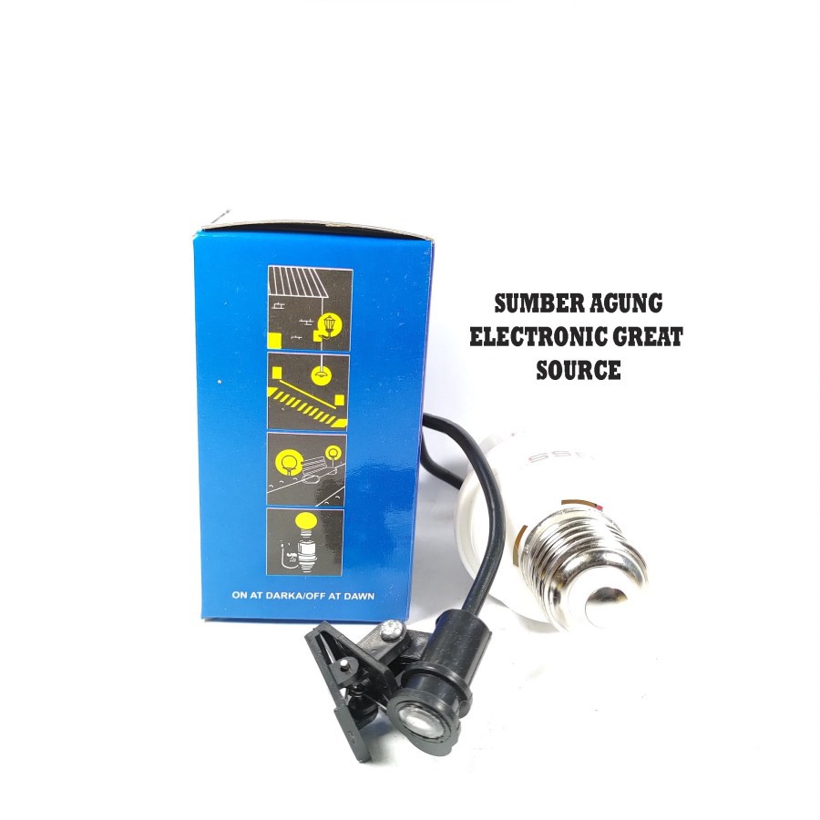 Koss Fiting Sensor Cahaya GE405 405 Fitting Lampu Malam Nyala Siang Ma