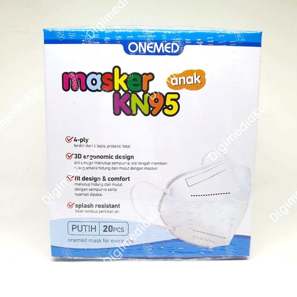 Masker KN95 Onemed Masker Medis Earloop 4ply