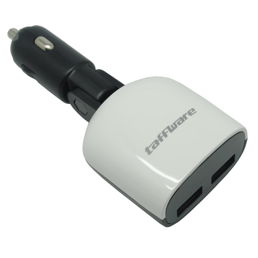 Taffware Smart Car Charger Dual USB with LCD