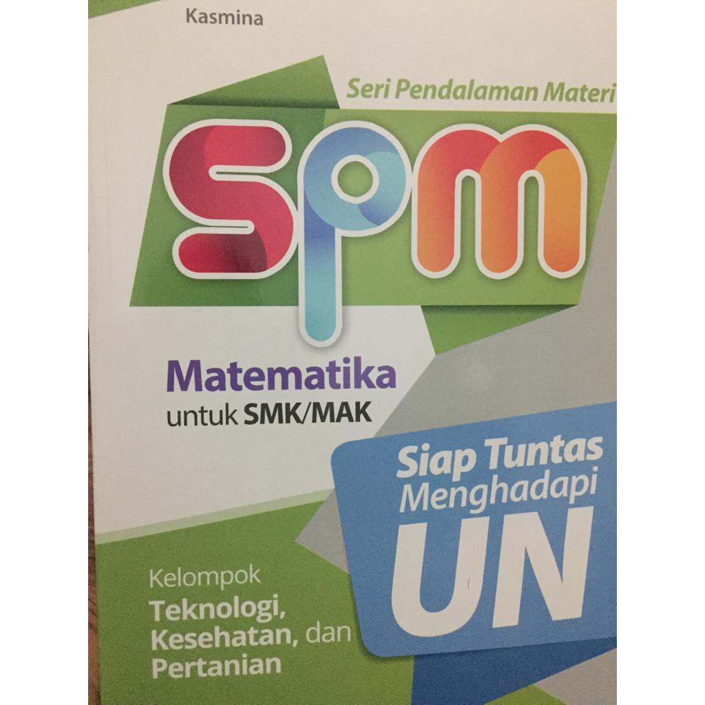 Erlangga Un 2019 Spm Matematika Smk Teknologi Kesehatan Pertanian Shopee Indonesia