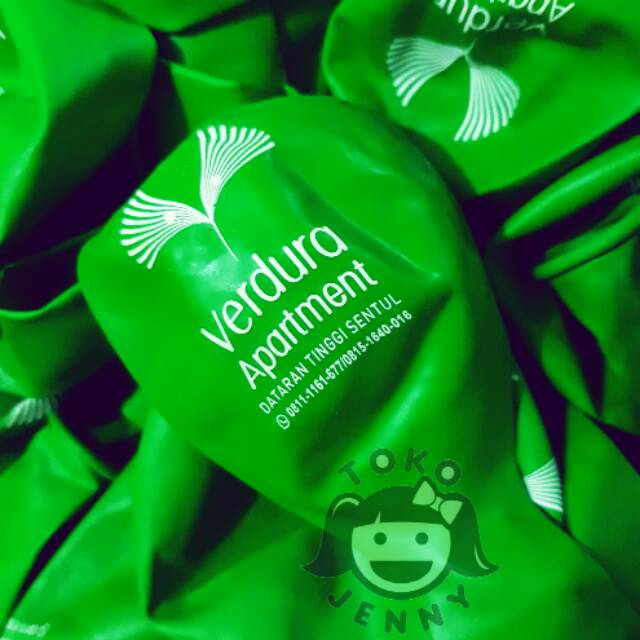 Balon sablon logo apartemen