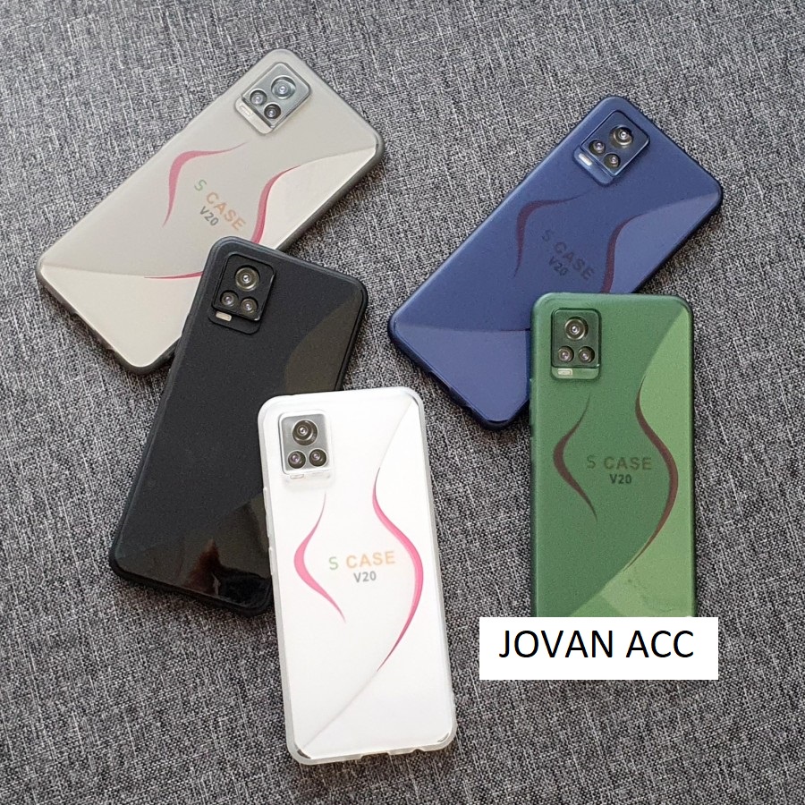 VIVO V20 V20 2021 V20 SE CASING SOFT CASE SILIKON S-CASE 1.75mm CASING PROTECT CAMERA COVER PELINDUNG KAMERA TPU VIVO V20 2021 VIVO V20 SE