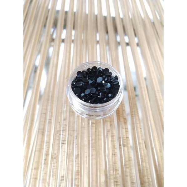 RHINESTONE GEMSTONE WADAH POT JAR / MANIK-MANIK / HIASAN KUKU DAN HENNA