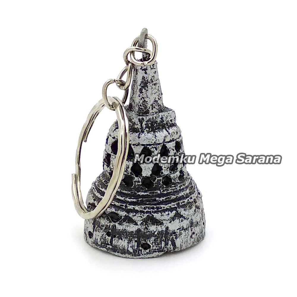 Souvenir Gantungan Kunci Miniatur Stupa Candi Borobudur