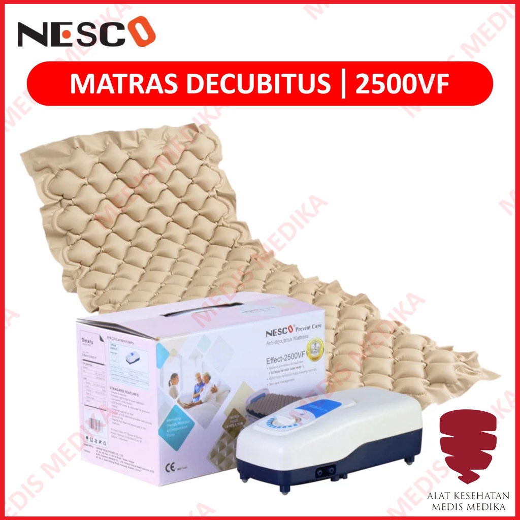 Matras Anti Decubitus 2500VF Nesco Matrass Luka Dekubitus Kasur Angin With pump 2500 VF