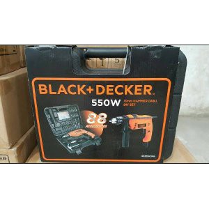 Paket Black Decker bor beton bor listrik asesoris lengkap 13 mm Limited