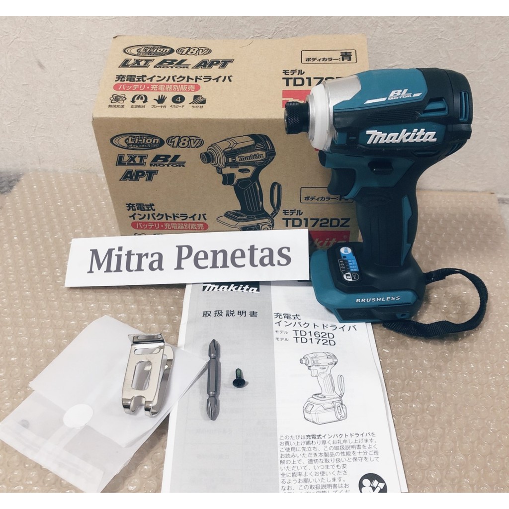 Makita TD172DZ TD172D 18V Brushless Impact Driver Tool Only