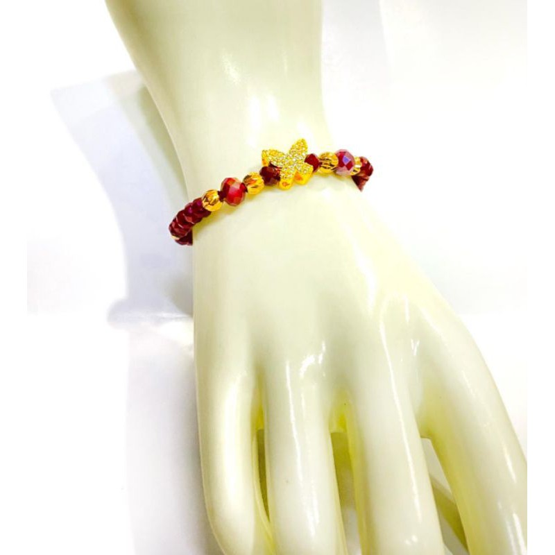 gelang tangan wanita //gelang kristal //perhiasan //gelang