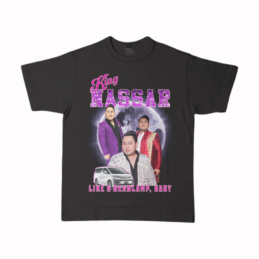 KAOS BAJU KING NASSAR OPPA RAP TEE OVERSIZED TSHIRT COMBED 24S BOOTLEG CONCEPT
