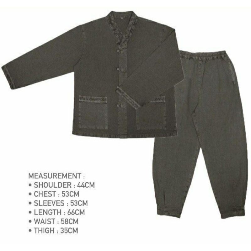 BTS Jungkook Zijangsa Modern Hanbok Dark Grey