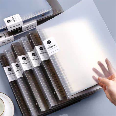 

Binder B5 TRANSPARANT