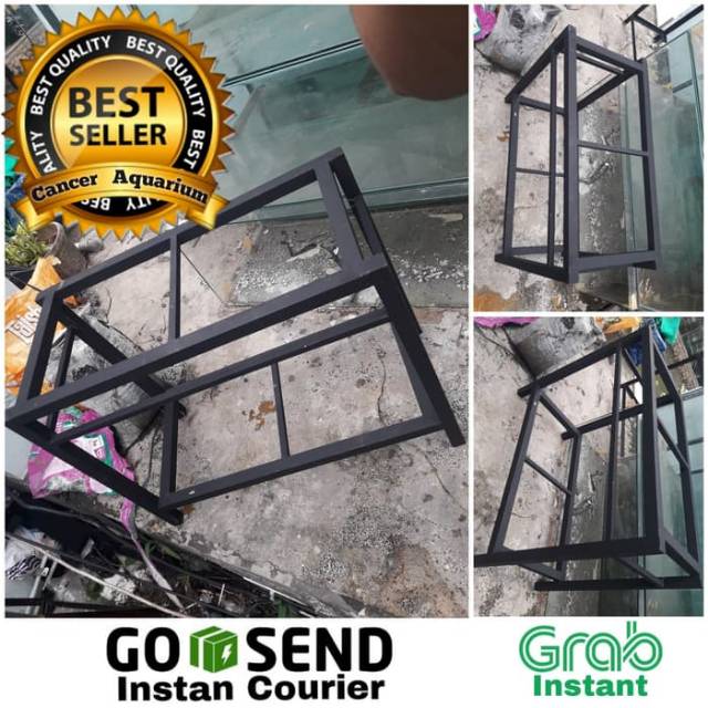 Rak Besi Aquarium Hollow 80x40