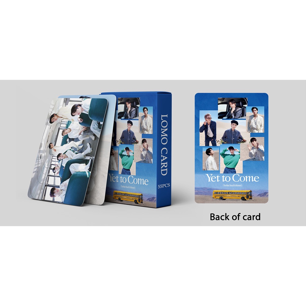 55pcs / set Kartu LOMO Foto KPOP  2022 YET TO COME Untuk Koleksi