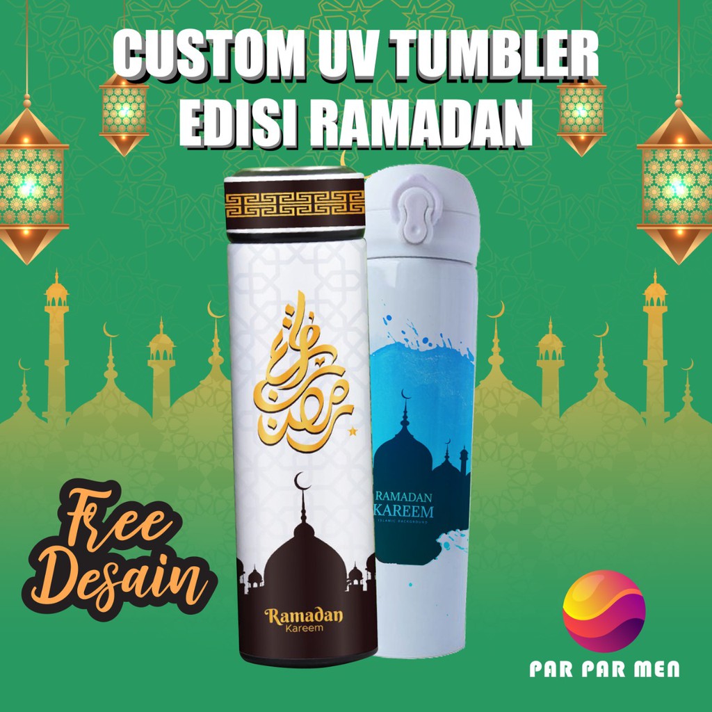 Jual Print Uv Tumbler Edisi Lebaran Murah Shopee Indonesia