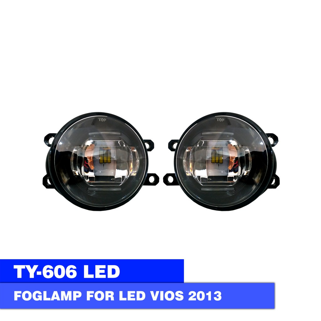 FOGLAMP ONLY DLAA TY606 TOYOTA VIOS 2013 LAMPU KABUT LED 2 PCS